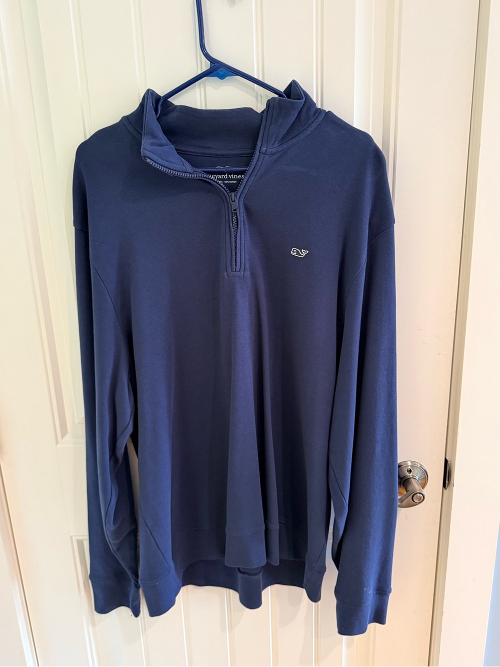 Vineyard Vines Men's Navy Half-Zip Pullover Sweater